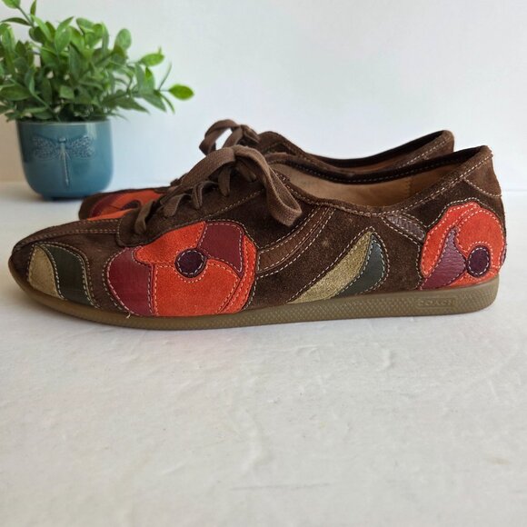EUC & HTF Vintage Coach Poppies for Peace Emanuelle Shoes (F289/J03) – Size 10 - Picture 4 of 9